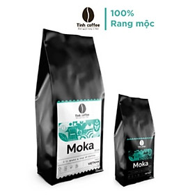 100% Cà phê Moka LÂM ĐỒNG Tinh Coffee Vị chua đặc trưng, thơm đắng nhẹ nguyên chất, rang xay mộc - 250gr / 500g