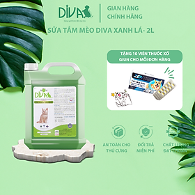 SỮA TẮM MÈO DIVA XANH LÁ 2L (DIVA FORMULA 6)