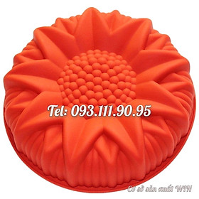 Mua Khuôn silicon làm bánh  rau câu hoa hướng dương đại đóa - Loại 28 cm - Mã số 1025