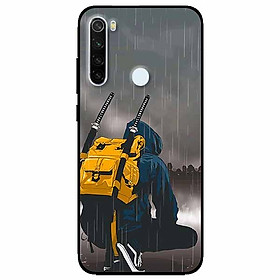 Ốp lưng in cho Xiaomi Redmi Note 8 Mẫu Dưới Mưa