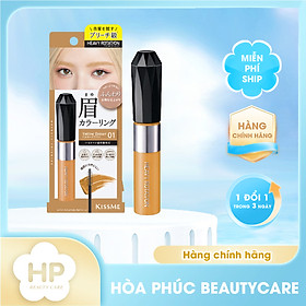 Mascara Chải Đổi Màu Lông Mày Chống Trôi Siêu Bền Kissme Heavy Rotation Coloring Eyebrow EX 8g (Màu Nâu Vàng 01)
