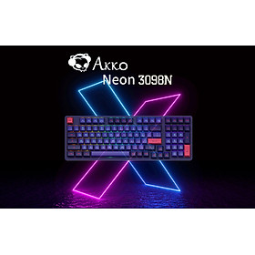 Mua Bàn phím cơ AKKO 3098N Multi-modes NEON (Bluetooth 5.0 / Wireless 2.4Ghz / Hotswap / Foam tiêu âm / Foam đáy / TTC switch)_Hàng chính hãng