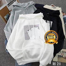 BST Áo Hoode Đôi MẪU HOT Áo Hoodie nỉ in hình siêu cute dành cho các cặp đôi - Giá 1 áo