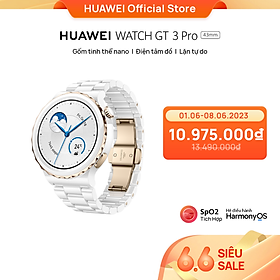 Mua Đồng Hồ Thông Minh HUAWEI WATCH GT 3 Pro | Gốm tinh thể nano | Điện tâm đồ | Lặn tự do | Hàng Chính Hãng