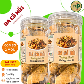 DA CÁ HỒI LẮC TRỨNG MUỐI TÂN LỘC PHÁT COMBO 2 HŨ - MỖI HŨ 200G