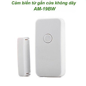 Mua Cảm biến từ gắn cửa không dây cho cửa gỗ AM-19BW truyền về tủ trung tâm mở rộng diện tích: 150m