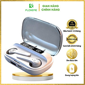 Mua Tai Nghe Bluetooth Kiêm Sạc Dự Phòng - FLOVEME  QT81 - Chất lượng âm thanh 9D chân thực - Thiết kế chống nước IPX4 loại bỏ mối lo lắng về trời mưa  mồ hôi - Hàng Chính Hãng