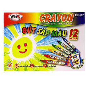 Bộ 2 Chì Sáp Thơm WinQ - CR-07 12 Màu