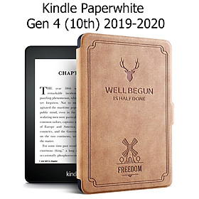 Bao Da Cover Dành Cho Máy Đọc Sách Kindle Paperwhite Gen 4 (10th) Tuần Lộc