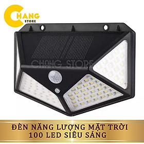 Đèn năng lượng mặt trời Solar 100LED 3 chế độ siêu sáng, siêu tiết kiệm