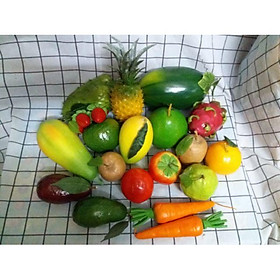 Combo 15 loại trái cây trang trí tủ sinh tố_Combo lớn có sẵn
