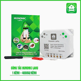 Mua Công tắc Wifi Hunonic Lahu 1 kênh 4000W  2 kênh &  4 kênh (500W/1 kênh