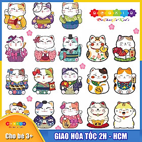 Combo 5 Bao Lì Xì Chibi Mèo 36 Sắc Thái 4D Phản Quang Cầu May Mắn Quý Mão 2023 Quà Tặng Đáng Yêu,Phong Bao Lì Xì Ánh Kim Mèo Thần Tài Cầu May Mắn Quý Mão 2023 (Ngẫu Nhiên Mẫu)