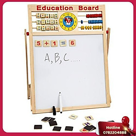 Bảng Từ 2 Mặt Education Board Và Bộ Chữ Số Cho Bé - Miễn Phí Vận Chuyển