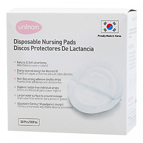 Miếng Lót Thấm Sữa Mẹ Unimom UM870411 (30 Miếng/Hộp)