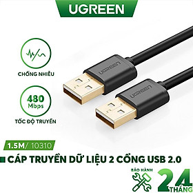 Mua Dây USB 2.0 (đực sang đực) dài UGREEN US102