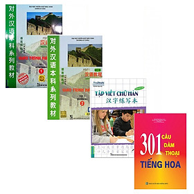 [Download Sách] Bộ Giáo Trình Hán Ngữ tập 1+Tập Viết Chữ Hán+ 301 Câu Đàm Thoại Tiếng Hoa Tặng Kèm Video 6000 từ vựng tiếng Trung thông dụng qua hình ảnh