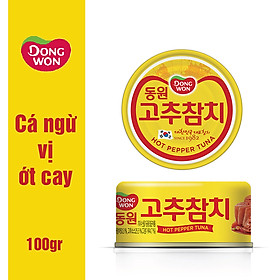 Cá ngừ hộp Dongwon vị ớt cay 100g