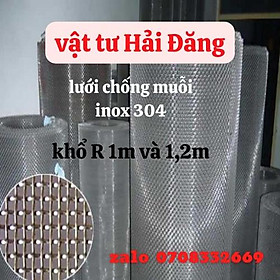 Mua ( khổ cao 1m và 1 2m) lưới chống muỗi ( inox 304) tấm lưới chống muỗi côn trùng bằng inox
