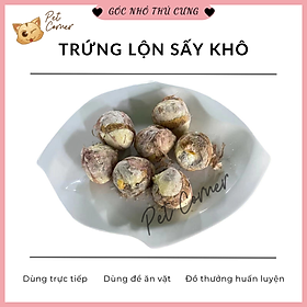 Trứng lộn đông khô cho chó mèo bổ sung dinh dưỡng