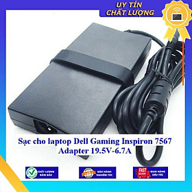 Sạc cho laptop Dell Gaming Inspiron 7567 Adapter 19.5V-6.7A - Hàng Nhập Khẩu New Seal