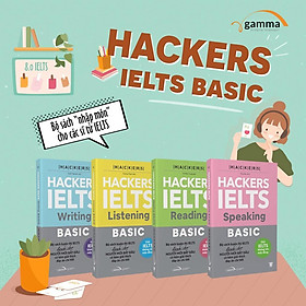 Combo Hackers Ielts Basic (Bộ 4 Cuốn) - Bản Quyền - Speaking Basic