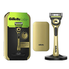 DẠO CẠO ƯỚT DÀNH CHO NAM GILLETTE LABS KÈM HỘP ĐỰNG MẦU GOLD Hàng chính hãng
