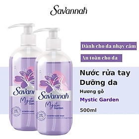 Mua Combo 2 Nước rửa tay dưỡng da Savannah Moment Mystic Garden (Hương gỗ)