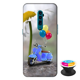 Ốp lưng điện thoại Oppo Reno 10X Zoom hình Chiếc Xe Tình Yêu tặng kèm giá đỡ điện thoại iCase xinh xắn - Hàng chính hãng