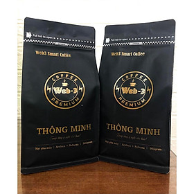 Cà phê nguyên chất - cà phê THÔNG MINH - web3 smart coffee, HẠT PHA MÁY (Arabica, Robusta)