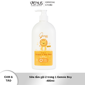 Sữa Tắm Gội 2in1 Gennie Kids Dành Cho Bé Trai 400ml Chính Hãng