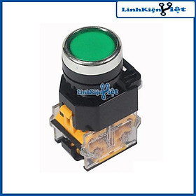 Mua Nút Nhấn Đề Giữ Trạng Thái Không Đèn LA38-380V 10A 1 Đóng 1 Mở