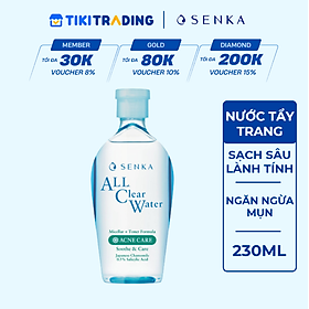 Nước tẩy trang ngừa mụn Senka 230ml