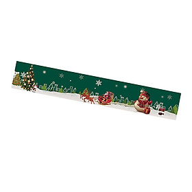 Christmas Waist Tape Line Border Sticker PVC Skirting Line Sticker