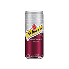 Schweppes Taste of Pomegranate 330ml - Nước ngọt có ga hương vị quả lựu SCHWEPPES 330ml