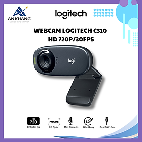 Mua Webcam Logitech C310 HD 720p/30fps Fluid Crystal - Tự điều chỉnh ánh sáng RightLight 2 - Hàng Chính Hãng - Bảo hành 2 năm