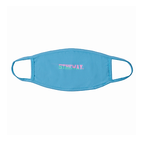 Khẩu Trang 5THEWAY Xanh Dương aka 5THEWAY /two-tone line/ LETTER MASK in REEL WATER