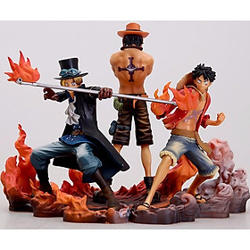 Mô hình Figure one Piece - Bộ 3 anh em Luffy sắc nét