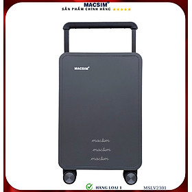 Vali cao cấp Macsim SMLV2301 cỡ 20 inch màu đen - Hàng loại 1