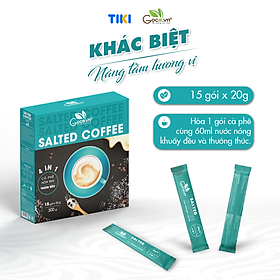 Salted Coffee Goce - Cafe Muối hòa tan 4 trong 1 - 300g (15 gói x 20g)