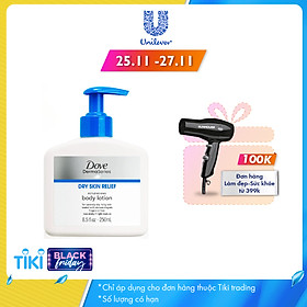 Sữa Dưỡng Thể Dove Dermaseries Nuôi Dưỡng Da Dịu Nhẹ Phục Hồi Da Khô (250ml)