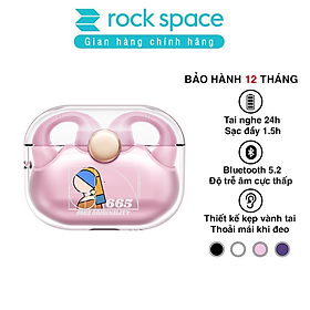 Tai nghe không dây Rock Sound Earcuffs True Wireless Rockspace nghe nhạc liên tục lên đến 9h Hàng chính hãng BH 1 năm