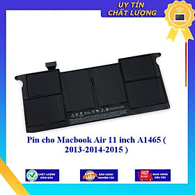 Pin cho Macbook Air 11 inch A1465 ( 2013-2014-2015 ) - Hàng Nhập Khẩu New Seal