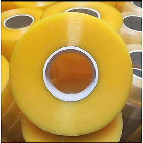 Băng dính và băng keo 1kg/1cuộn Độ Bám Dính Siêu Tốt Chống Thấm Nước Dễ Kéo Dài Và Bền Màu Sắc Trong Vàng Đục Chất Lượng Cao bang dinh