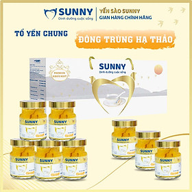 Yến đông trùng hạ thảo - Yến Sào Khánh Hòa chưng sẳn - 25% Yến thô