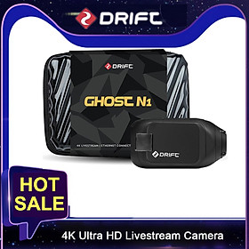Camera hành động Drift Ghost N1 Giao diện RJ45 Điều khiển từ xa 4K Ultra HD Trực tiếp Nguồn POE Camera thể thao cho Youtube Live Màu sắc: Phích cắm US