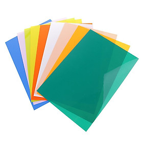 10 Pieces Colorful Heat Shrinkable Paper Shrink Film Paper Sheets for DIY Hanging Charms Jewelry