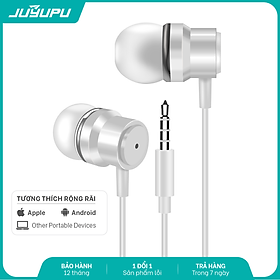 Mua Tai nghe JUYUPU K3L jack 3.5mm nhét tai chống ồn tai nghe có dây dành cho iPhone Samsung OPPO VIVO HUAWEI XIAOMI - HÀNG CHÍNH HÃNG