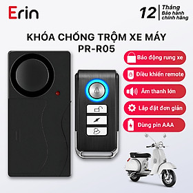 Khóa chống trộm xe máy có còi báo động PINGRON PR-R05 - Độ nhạy cực cao, khoảng cách kết nối xa, bảo hành 12 tháng