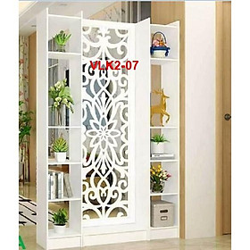 Mua Vách Ngăn Bình Phong Họa Tiết Hiện Đại ( 1 Vách 2 Kệ) - Nội thất lắp ráp